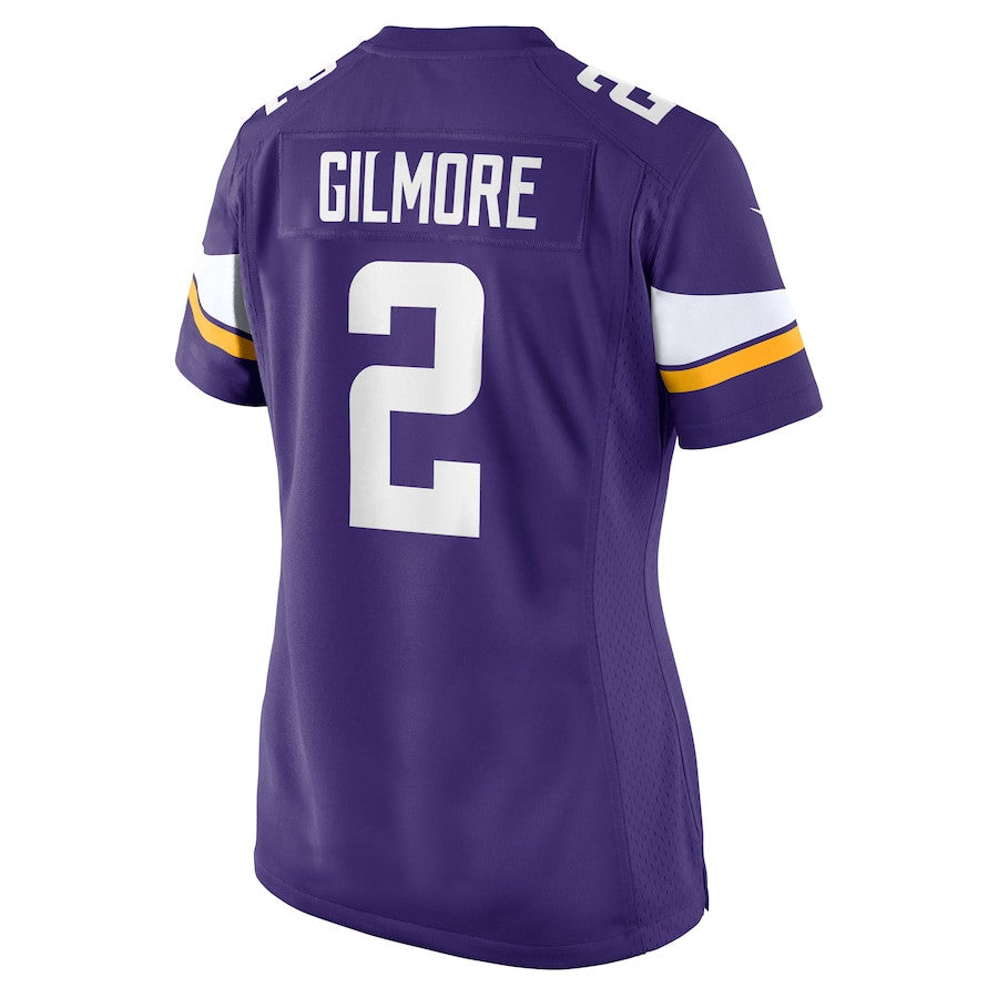 Stephon Gilmore 2 Minnesota Vikings Game Jersey – Purple JS7253