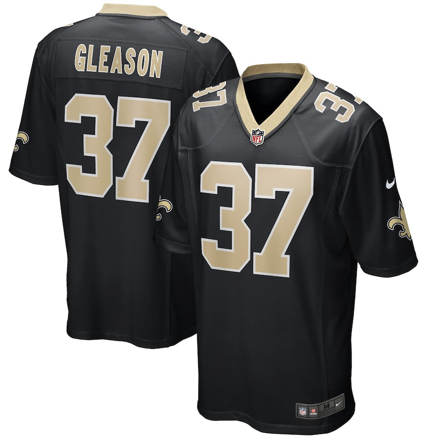 Steve Gleason 37 New Orleans Saints Game Retired Jersey – Black JS8125
