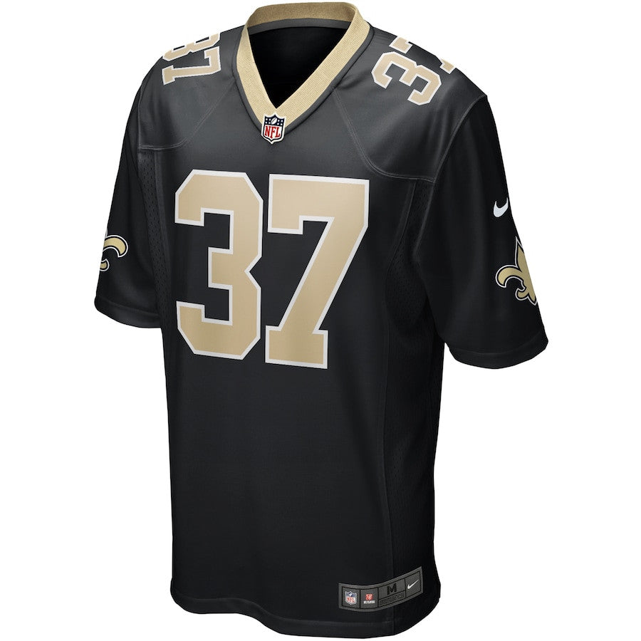 Steve Gleason 37 New Orleans Saints Game Retired Jersey – Black JS8125