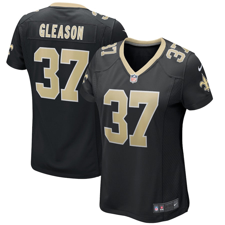 Steve Gleason 37 New Orleans Saints Game Retired Jersey – Black JS1302