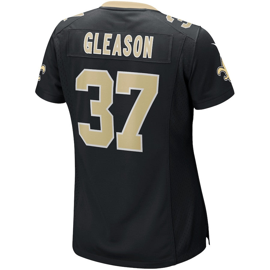 Steve Gleason 37 New Orleans Saints Game Retired Jersey – Black JS1302