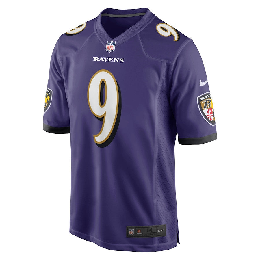 Steve McNair 9 Baltimore Ravens Game Retired Jersey – Purple JS6958