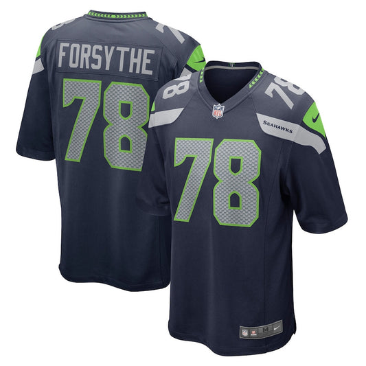 Stone Forsythe 78 Seattle Seahawks Game Jersey – College Navy JS9626