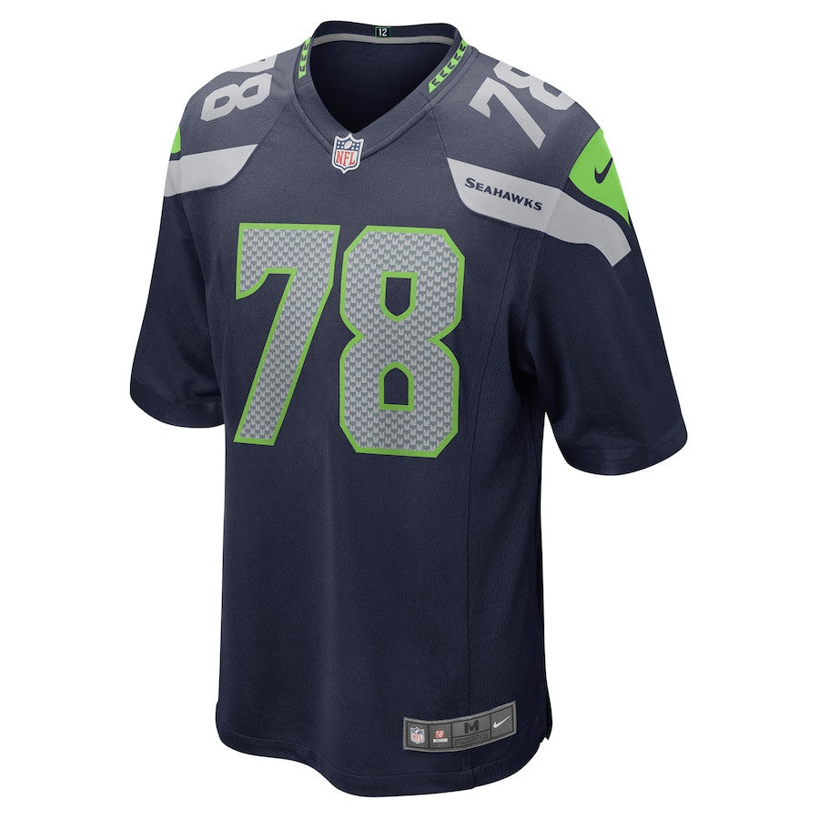 Stone Forsythe 78 Seattle Seahawks Game Jersey – College Navy JS9626