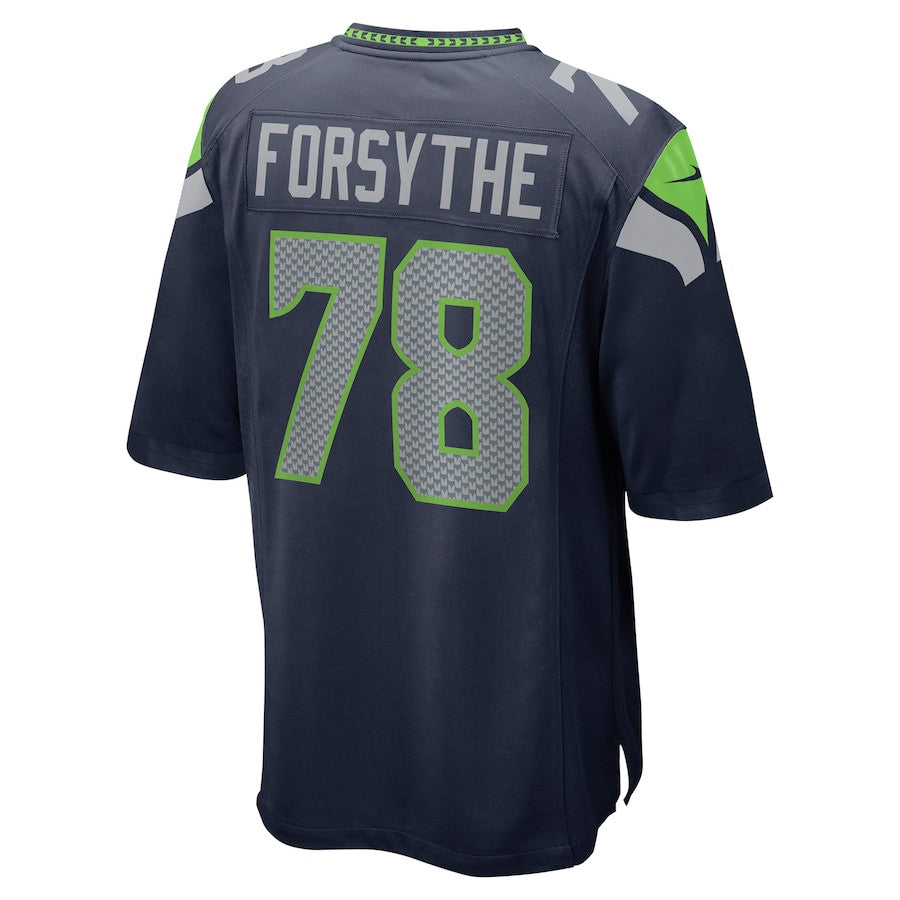 Stone Forsythe 78 Seattle Seahawks Game Jersey – College Navy JS9626