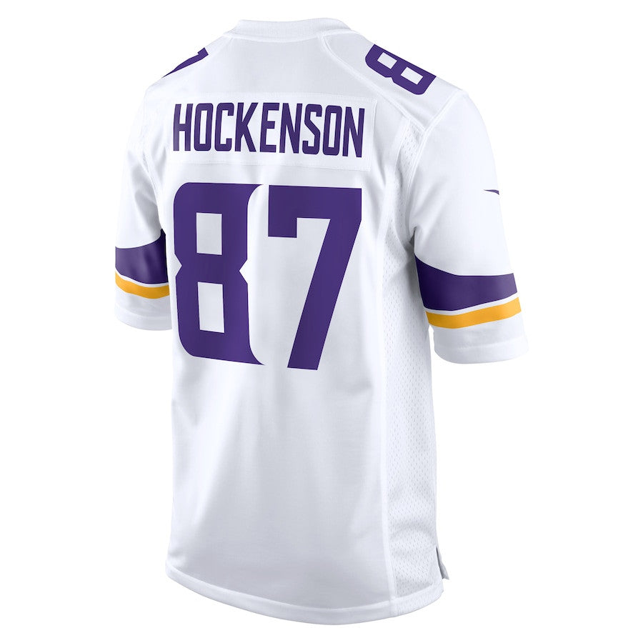 T.J. Hockenson 87 Minnesota Vikings Game Jersey – White JS2861