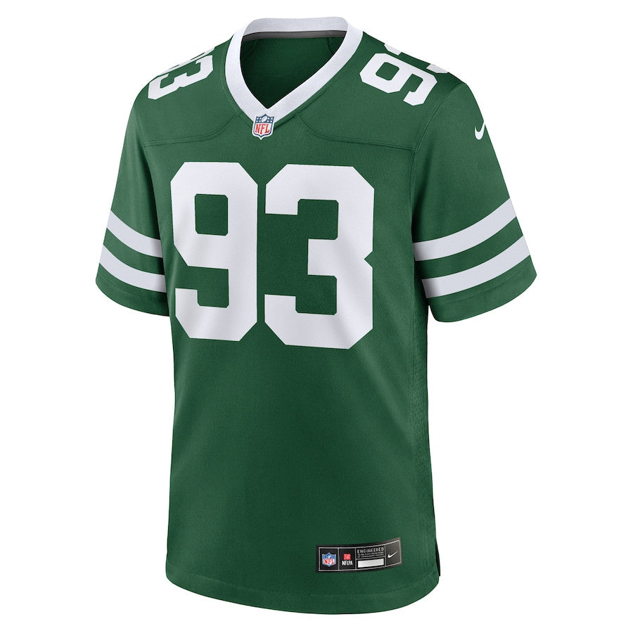 Takk McKinley 93 New York Jets Team Game Jersey – Legacy Green JS7779