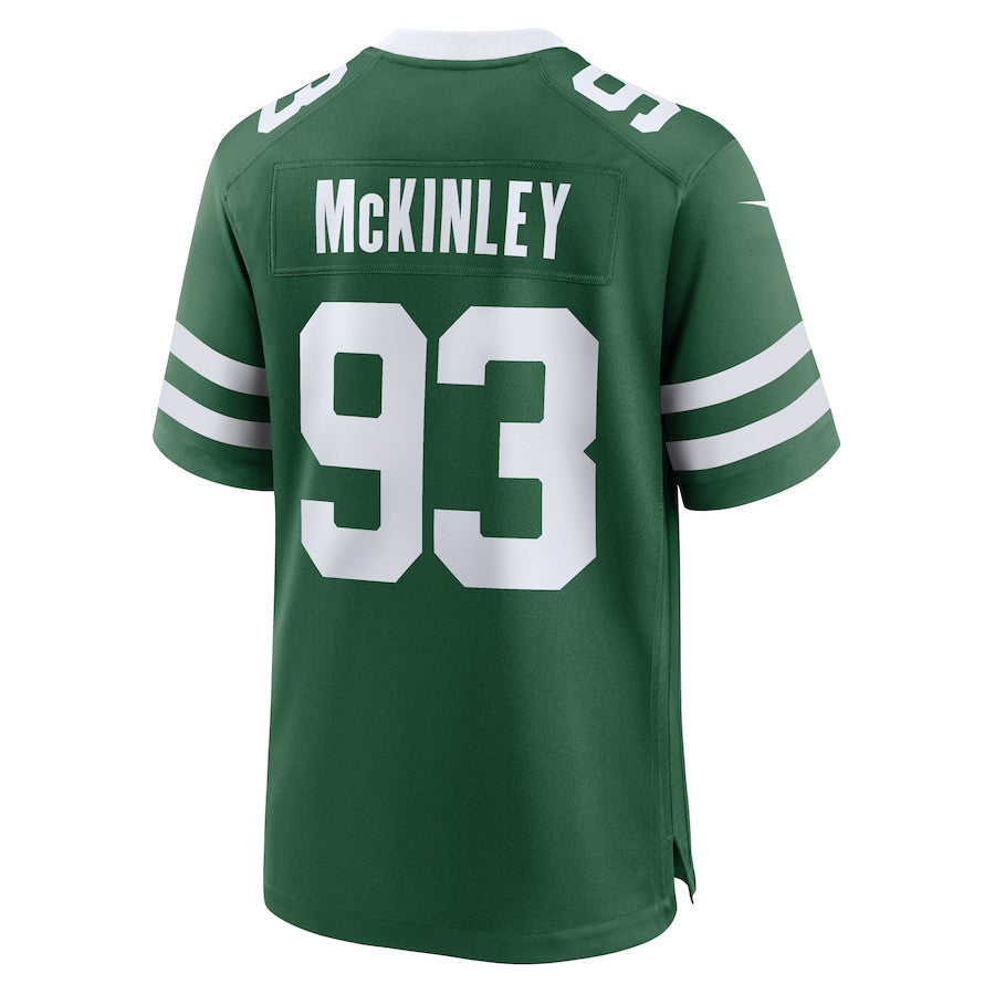 Takk McKinley 93 New York Jets Team Game Jersey – Legacy Green JS7779