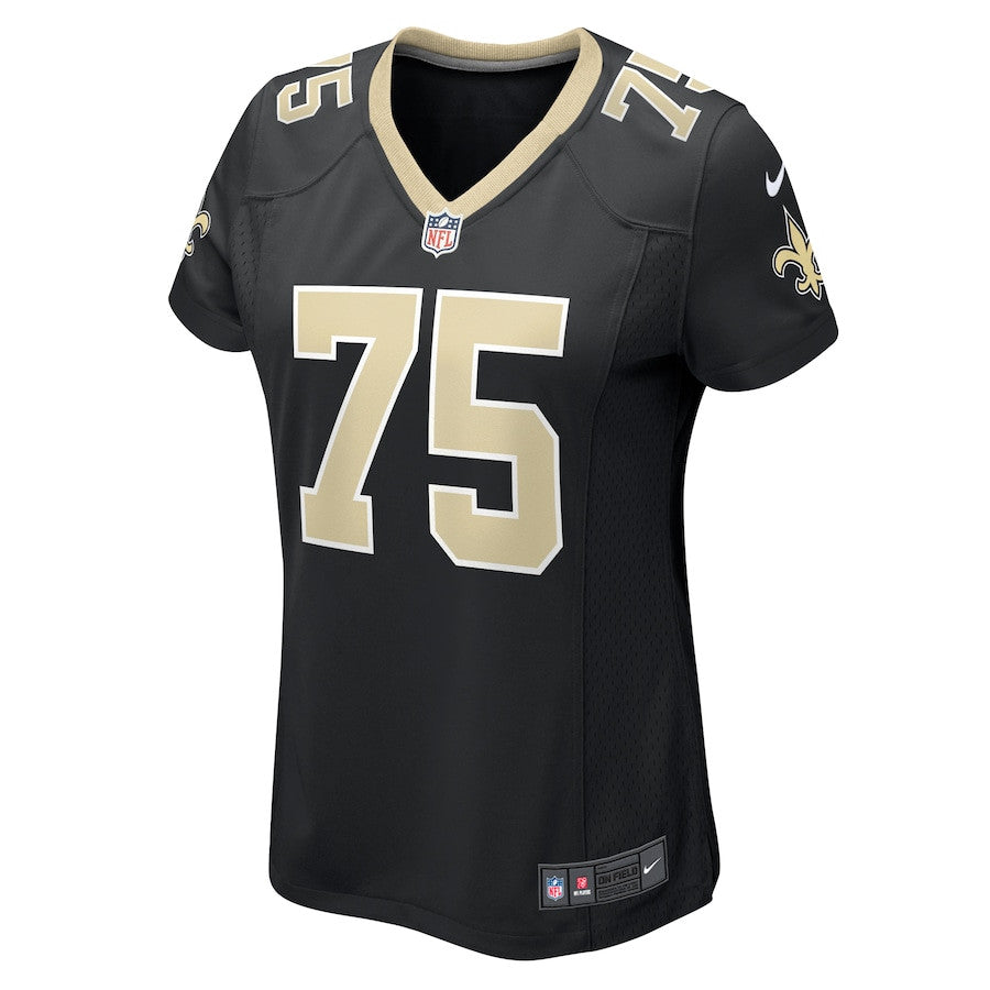 Taliese Fuaga 75 New Orleans Saints Game Jersey – Black JS2436