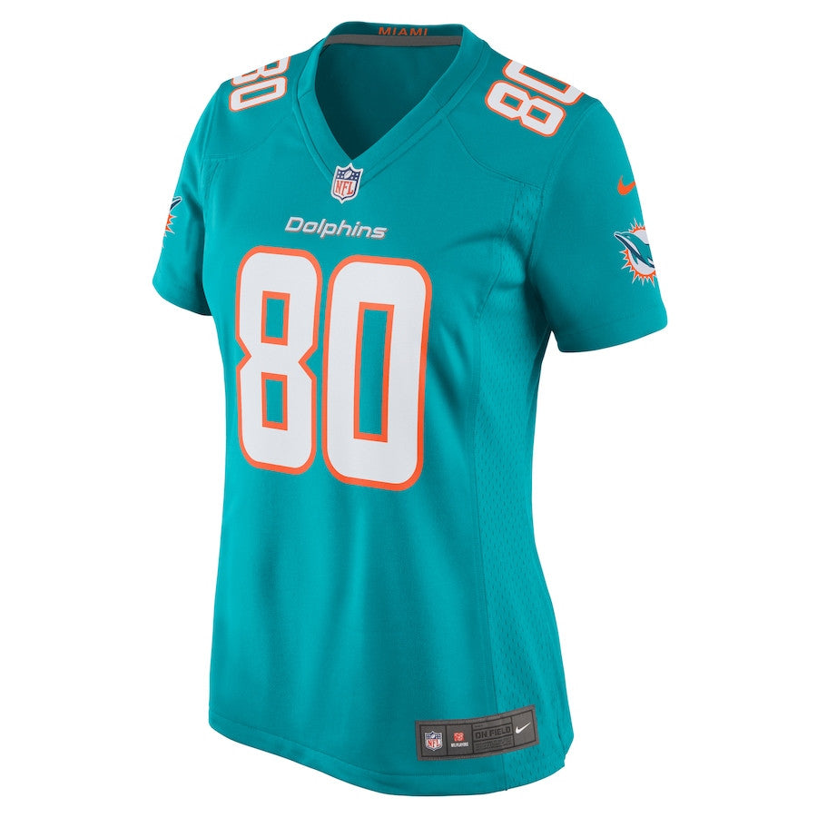 Tanner Conner 80 Miami Dolphins Home Game Jersey – Aqua JS4426