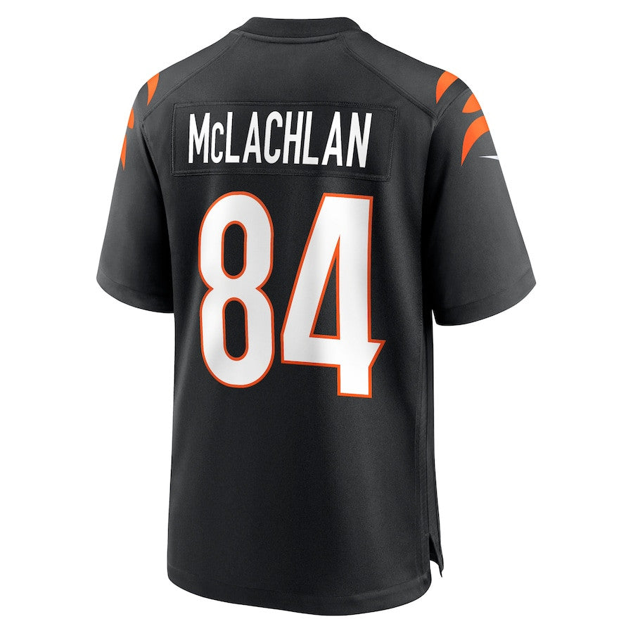 Tanner McLachlan 84 Cincinnati Bengals Game Jersey – Black JS2729