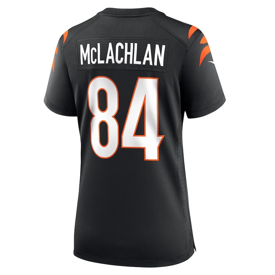Tanner McLachlan 84 Cincinnati Bengals Game Jersey – Black JS3428