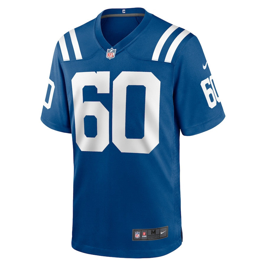 Tanor Bortolini 60 Indianapolis Colts Game Jersey – Royal JS4828