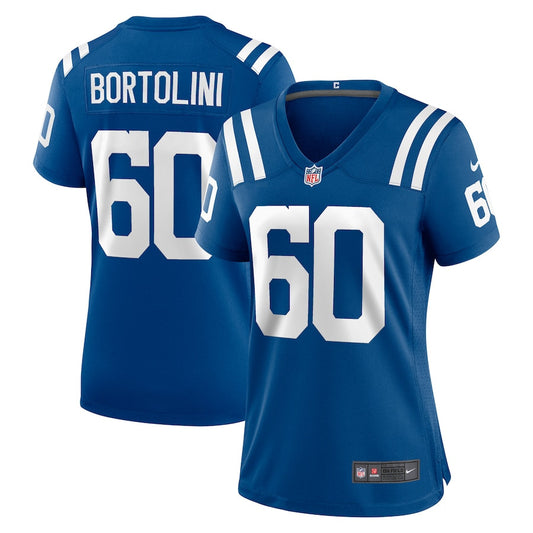 Tanor Bortolini 60 Indianapolis Colts Game Jersey – Royal JS4412