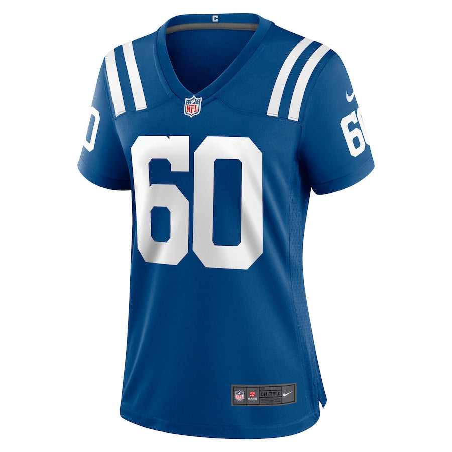 Tanor Bortolini 60 Indianapolis Colts Game Jersey – Royal JS4412