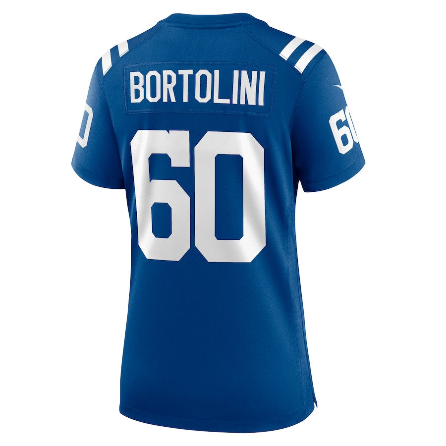 Tanor Bortolini 60 Indianapolis Colts Game Jersey – Royal JS4412