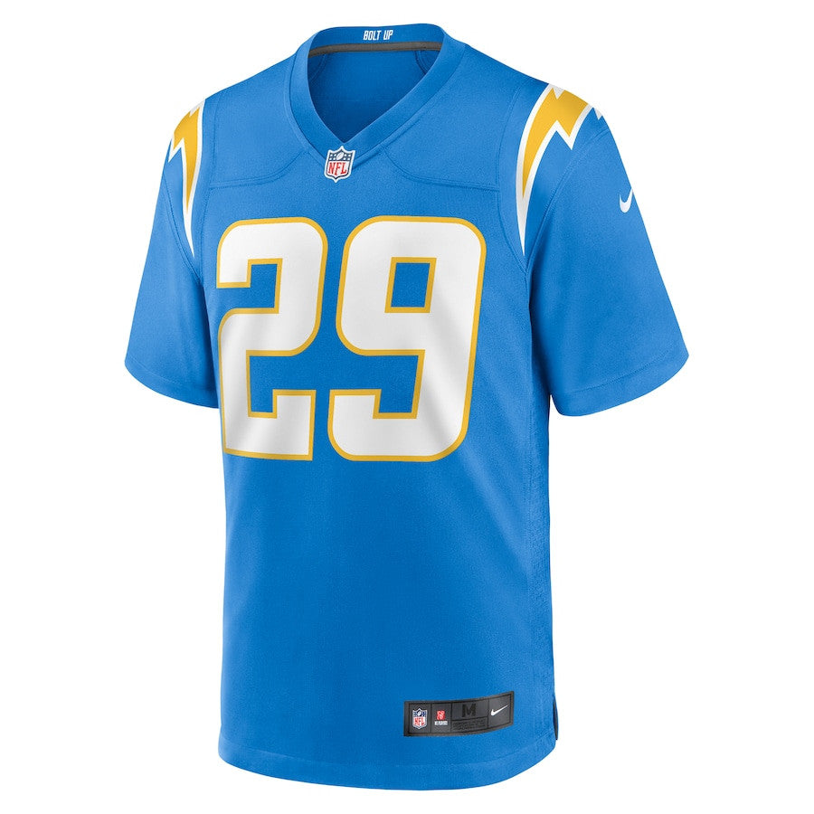 Tarheeb Still 29 Los Angeles Chargers Team Game Jersey – Powder Blue JS2851