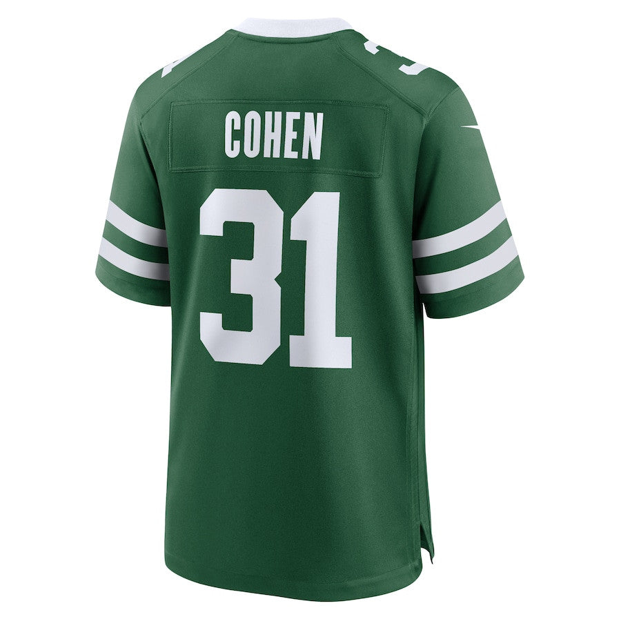 Tarik Cohen 31 New York Jets Team Game Jersey – Legacy Green JS8266