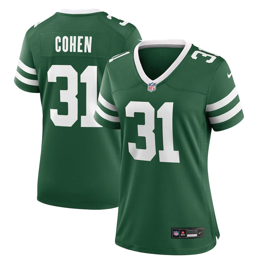 Tarik Cohen 31 New York Jets Team Game Jersey – Legacy Green JS8646