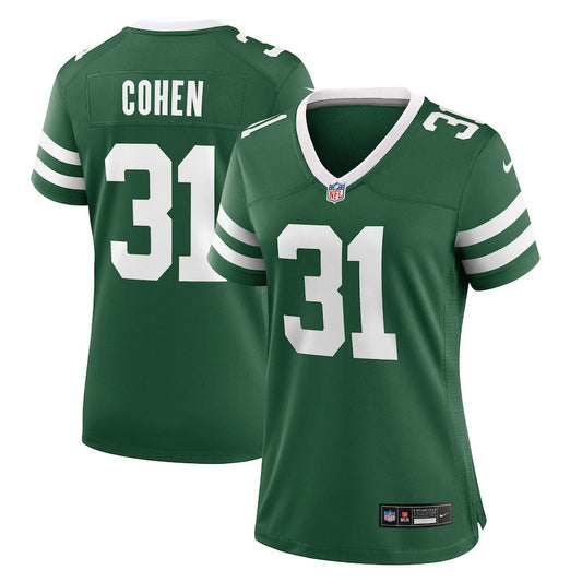 Tarik Cohen 31 New York Jets Team Game Jersey – Legacy Green JS8646