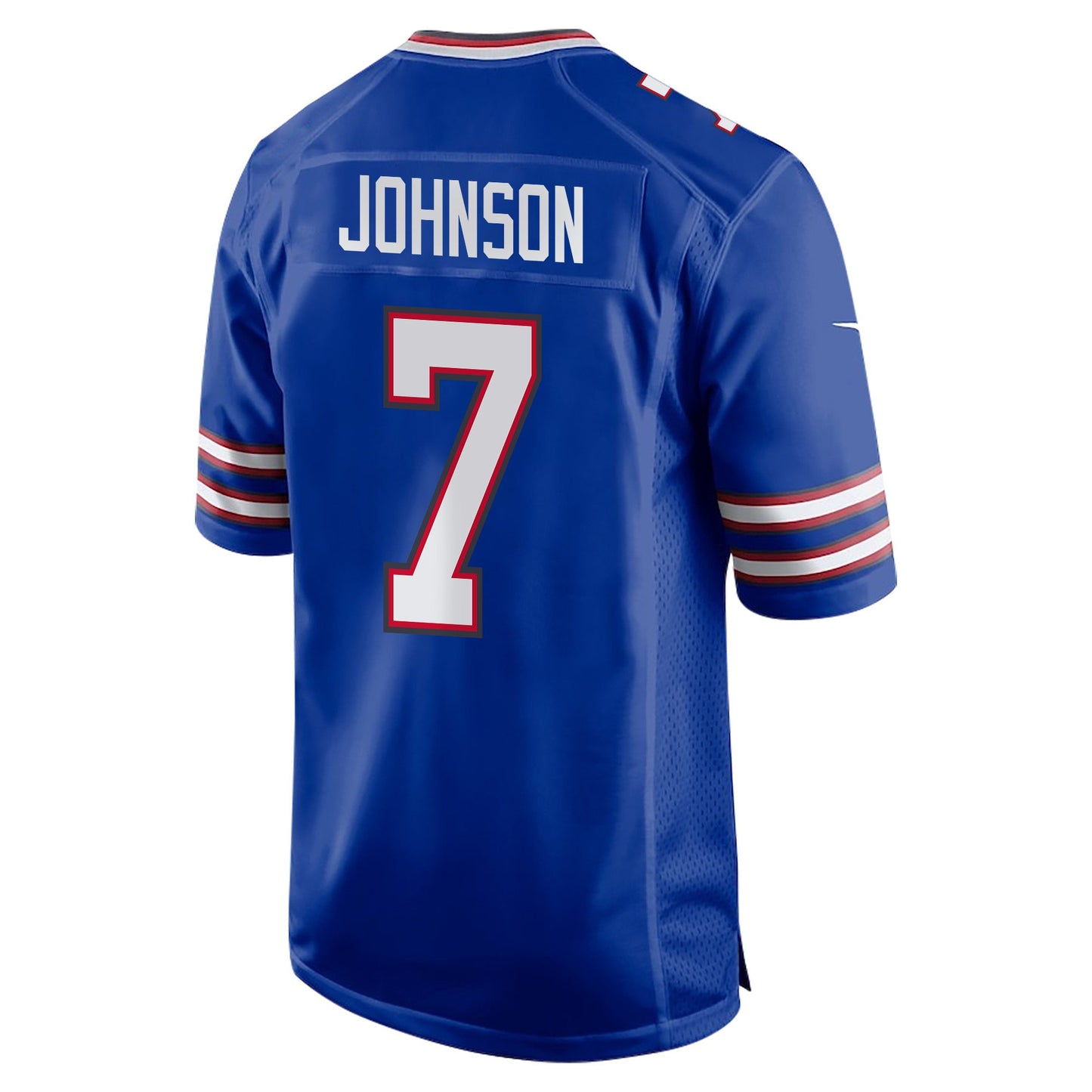 Taron Johnson 7 Buffalo Bills Super Bowl LIX Champions Patch 'New Orleansy – Royal