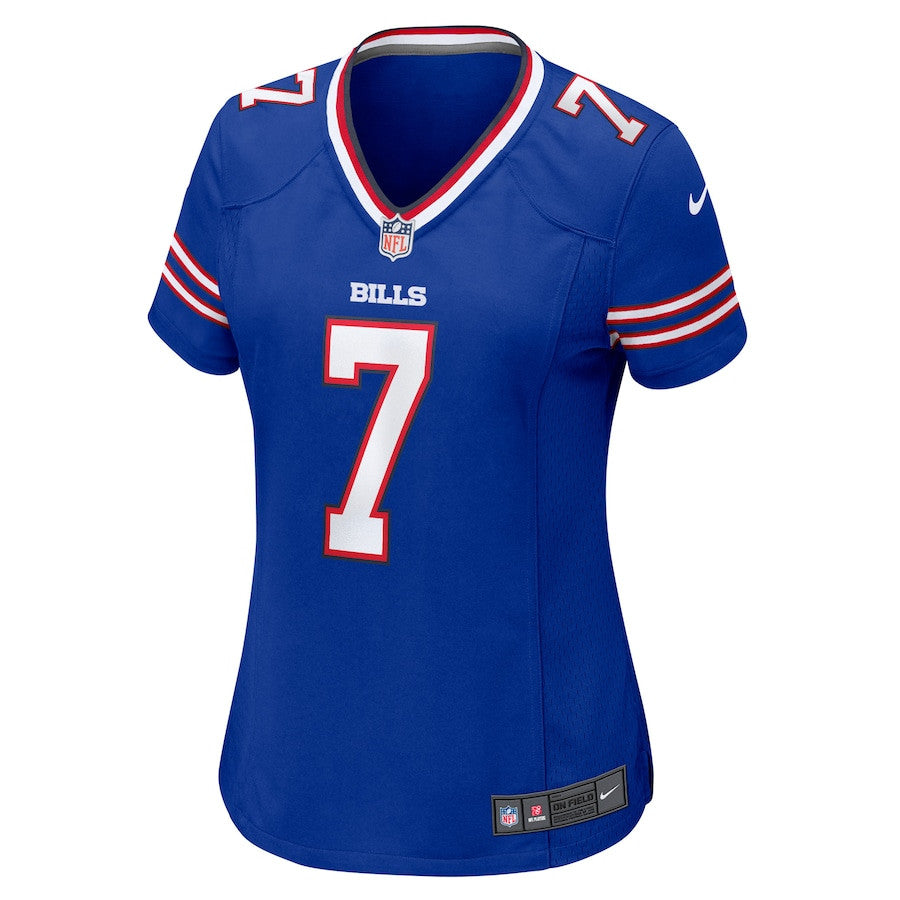 Taron Johnson 7 Buffalo Bills Game Jersey – Royal JS2213