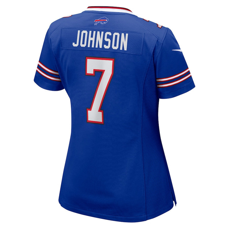 Taron Johnson 7 Buffalo Bills Game Jersey – Royal JS2213