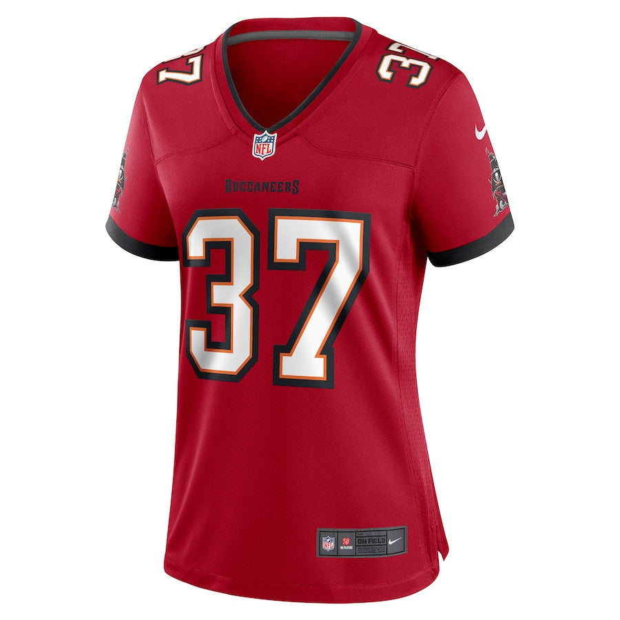Tavierre Thomas 37 Tampa Bay Buccaneers Game Jersey – Red JS7846