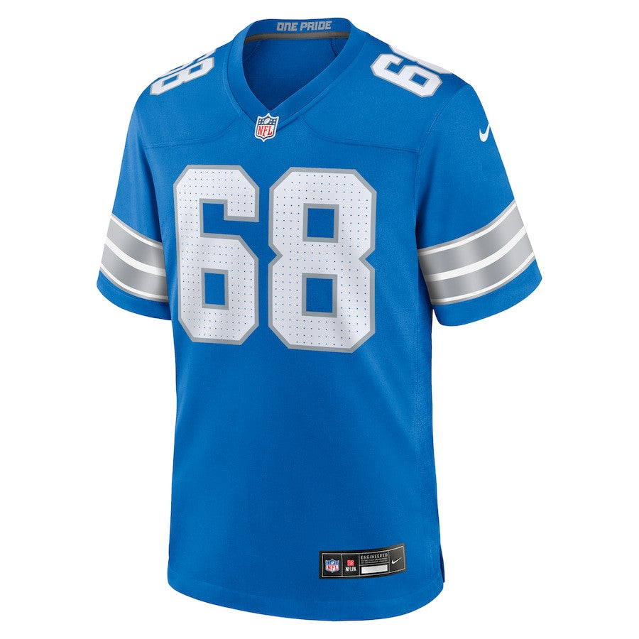 Taylor Decker 68 Detroit Lions Team Game Jersey – Blue JS8951