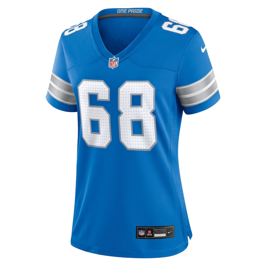 Taylor Decker 68 Detroit Lions Team Game Jersey – Blue JS2058