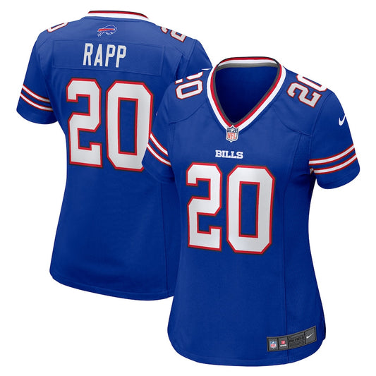 Taylor Rapp 20 Buffalo Bills Game Jersey – Royal JS1520