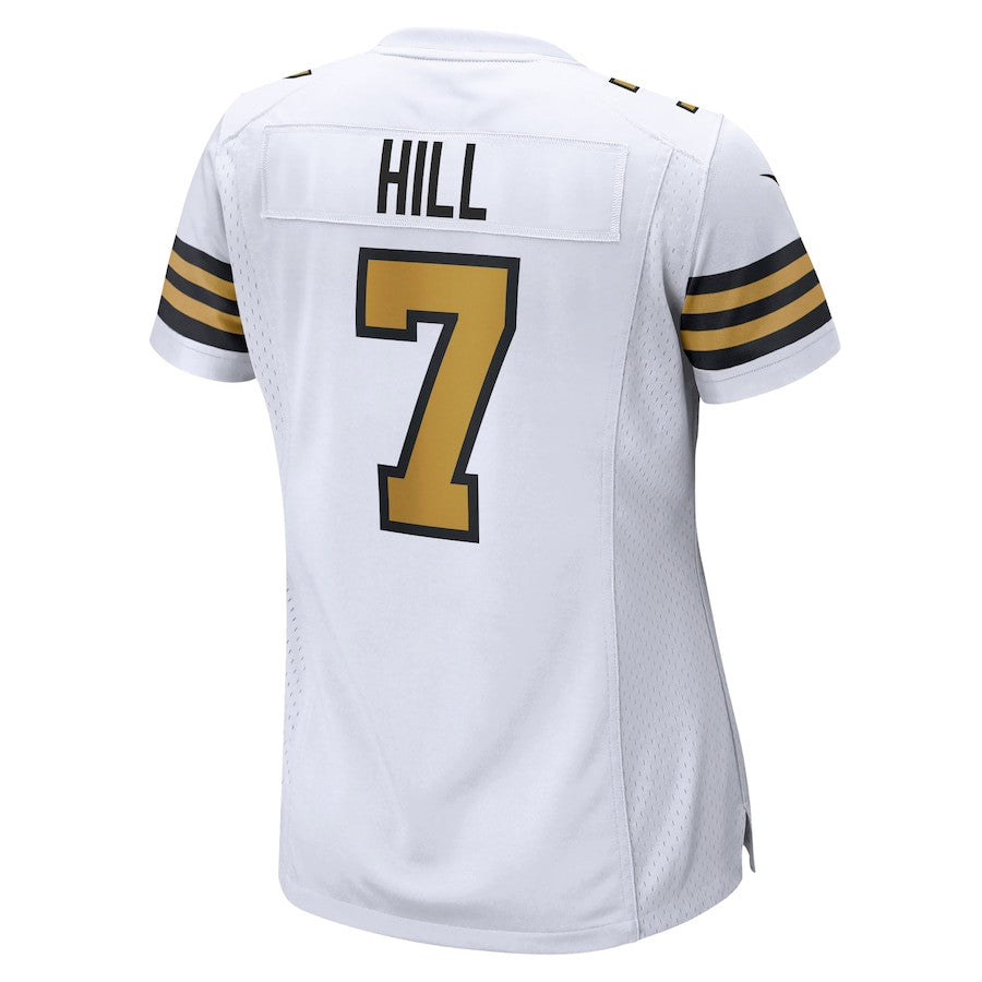 Taysom Hill 7 New Orleans Saints Alternate Game Jersey – White JS2428