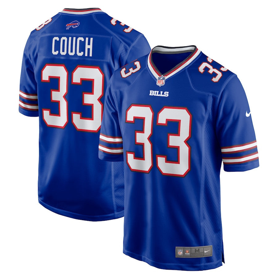 Te'Cory Couch 33 Buffalo Bills Game Jersey – Royal JS7061