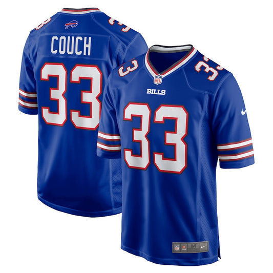 Te'Cory Couch 33 Buffalo Bills Game Jersey – Royal JS7061