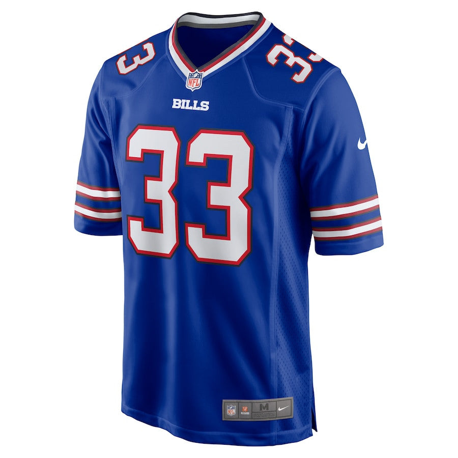 Te'Cory Couch 33 Buffalo Bills Game Jersey – Royal JS7061