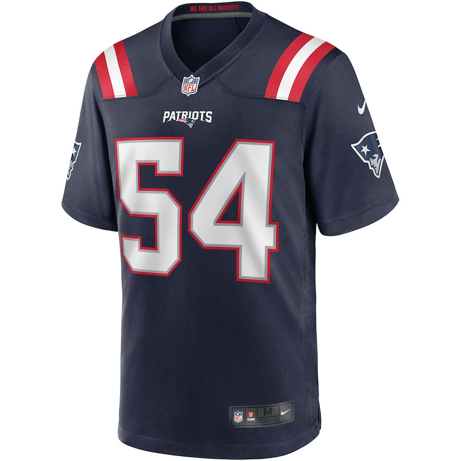 Tedy Bruschi 54 New England Patriots Game Retired Jersey – Navy JS4367