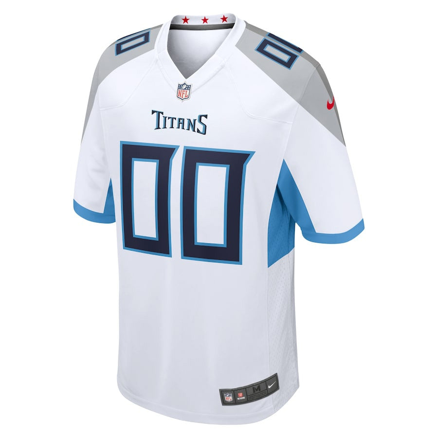 Tennessee Titans Custom Game Jersey – White JS5010