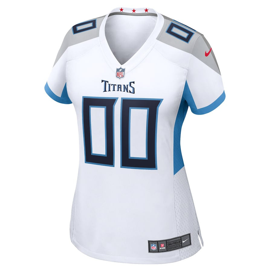 Tennessee Titans Custom Game Jersey – White JS9129