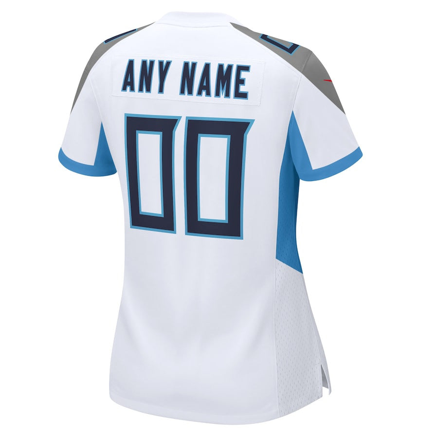 Tennessee Titans Custom Game Jersey – White JS9129