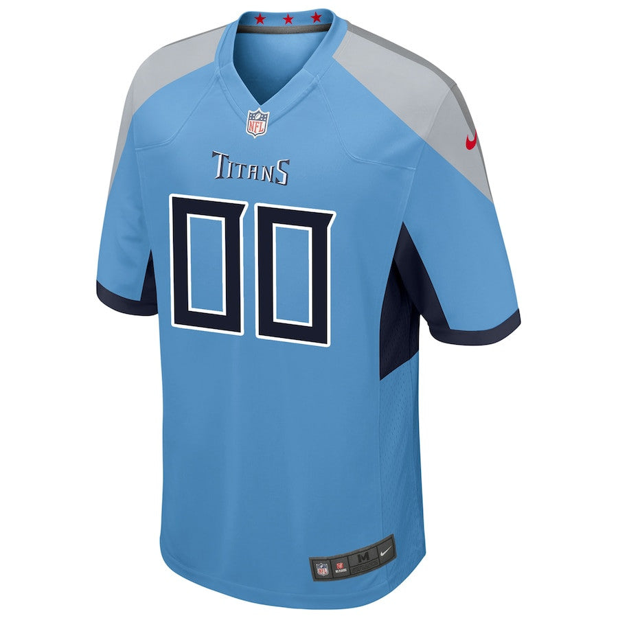 Tennessee Titans Alternate Custom Game Jersey – Light Blue JS3150