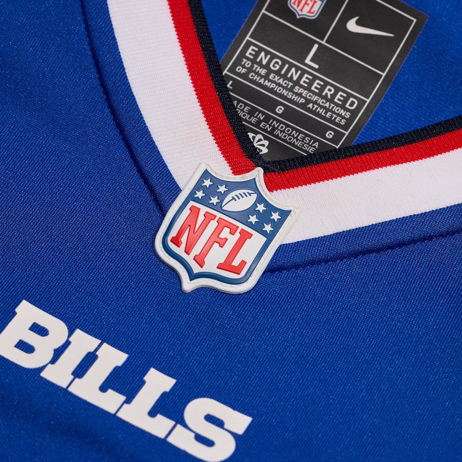 Terrel Bernard #43 Buffalo Bills Super Bowl LIX Jersey – – Royal JS6914