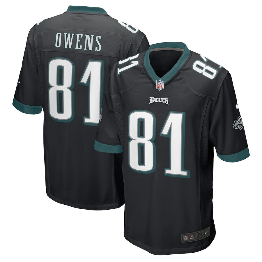 Terrell Owens 81 Philadelphia Eagles Retired Jersey – Black JS8238