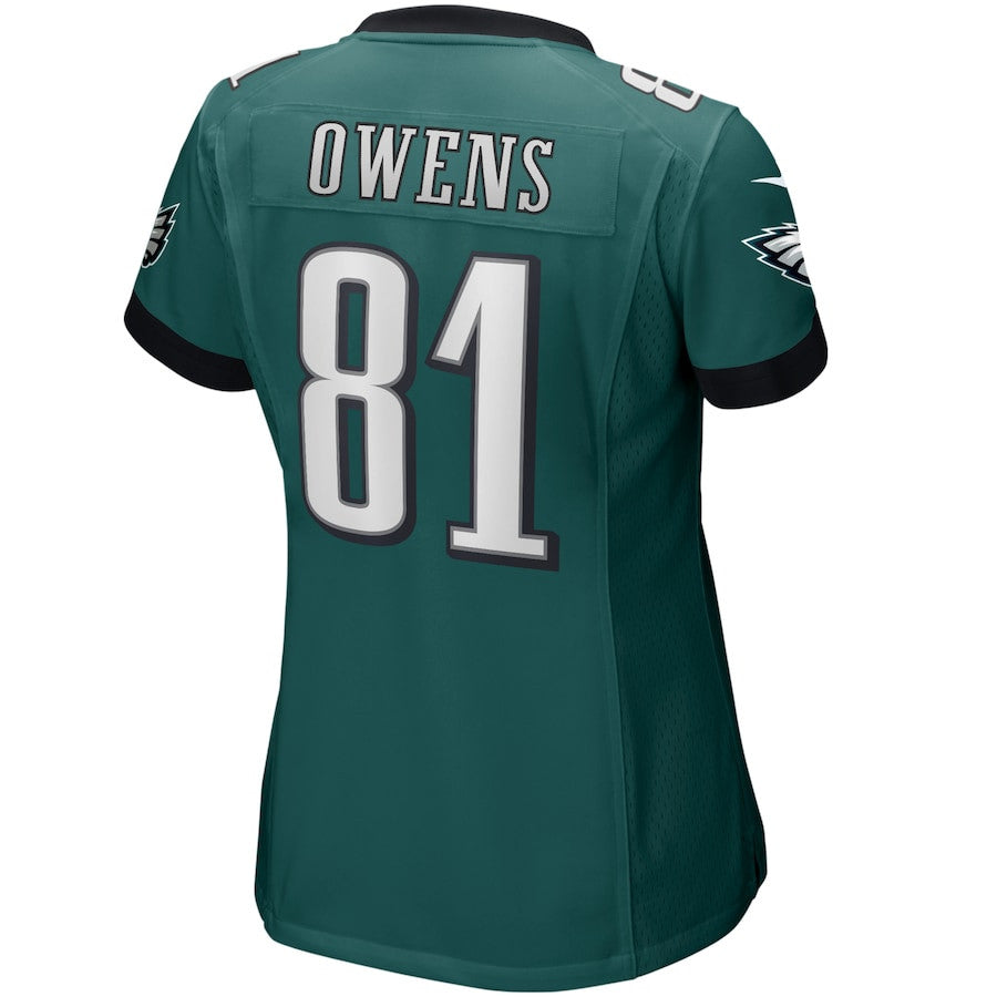 Terrell Owens 81 Philadelphia Eagles Game Retired Jersey – Midnight Green JS2587