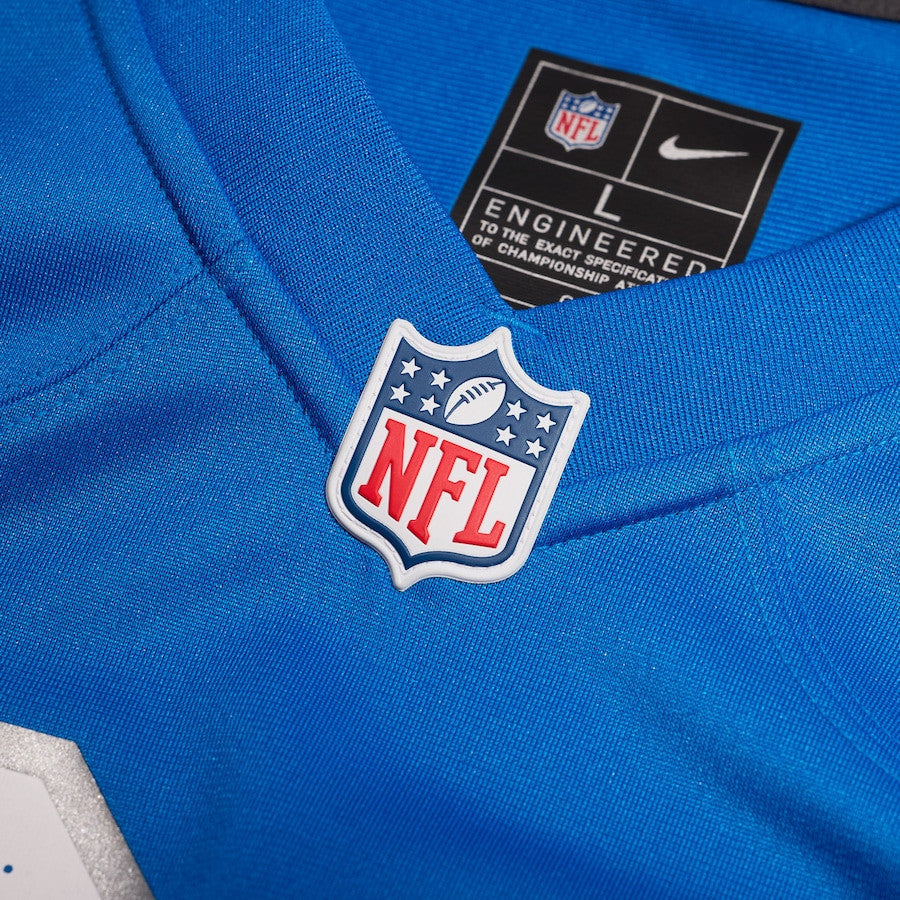 Terrion Arnold #0 Detroit Lions Super Bowl LIX Jersey – – Blue JS6637