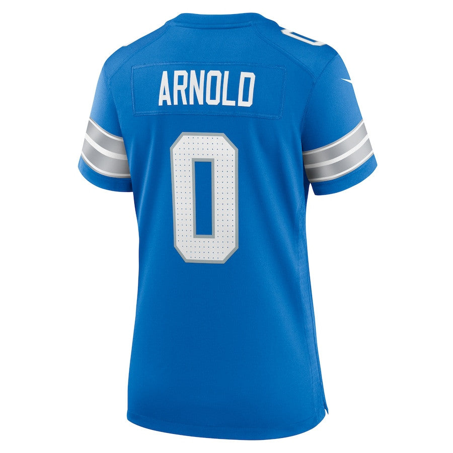 Terrion Arnold 0 Detroit Lions Team Game Jersey – Blue JS4491