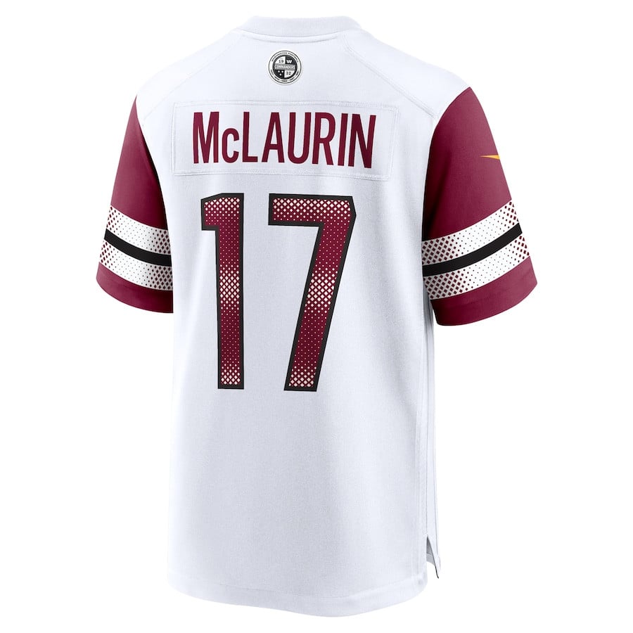 Terry McLaurin 17 Washington Commanders Game Jersey – White JS1526