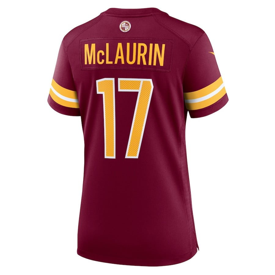 Terry McLaurin #17 Washington Commanders Super Bowl LIX Jersey – Burgundy JS7502