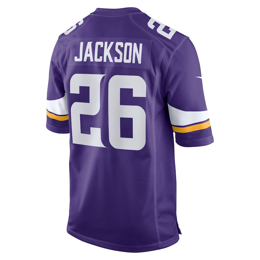 Theo Jackson 26 Minnesota Vikings Game Jersey – Purple JS8254