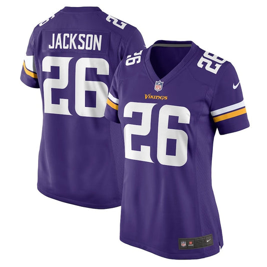 Theo Jackson 26 Minnesota Vikings Game Jersey – Purple JS4597
