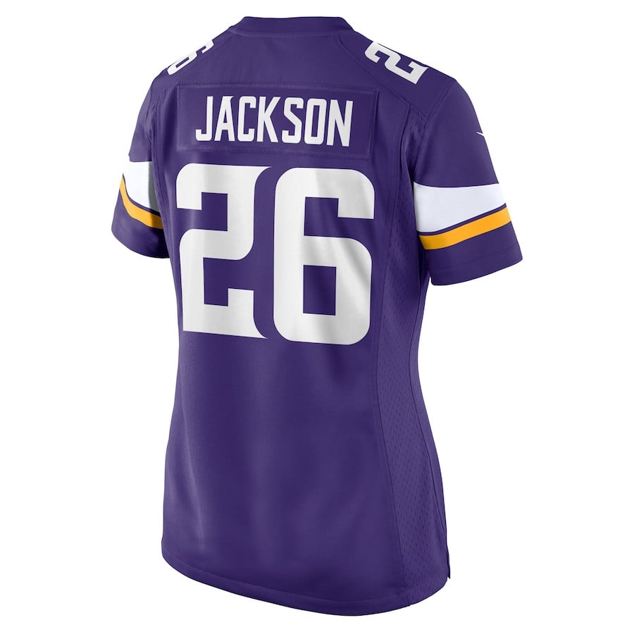 Theo Jackson 26 Minnesota Vikings Game Jersey – Purple JS4597